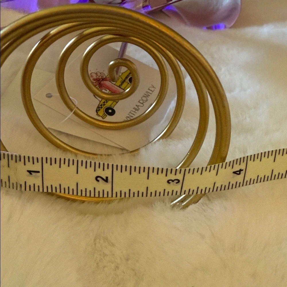 Cynthia Rowley, Christmas, red and Pink Metal Bow Christmas Tree topper